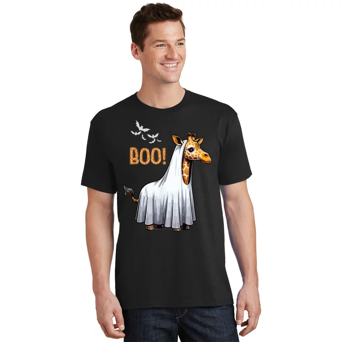 Cute Giraffe Boo Halloween Costume Zoo Lover T-Shirt