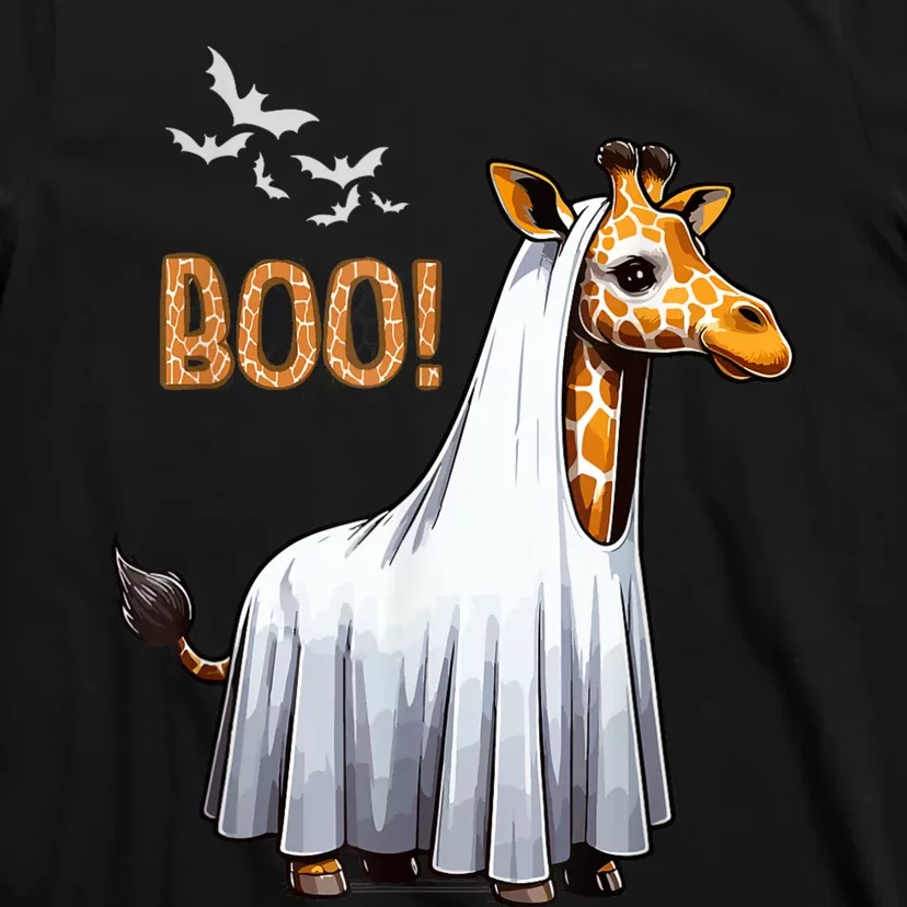 Cute Giraffe Boo Halloween Costume Zoo Lover T-Shirt