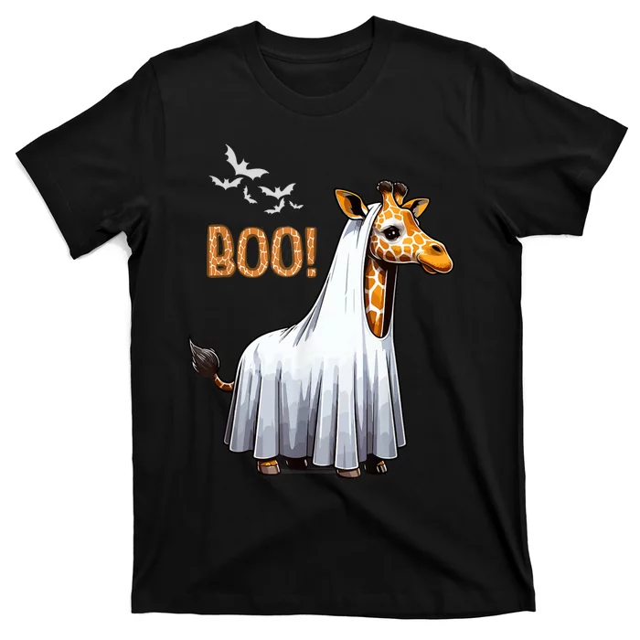 Cute Giraffe Boo Halloween Costume Zoo Lover T-Shirt