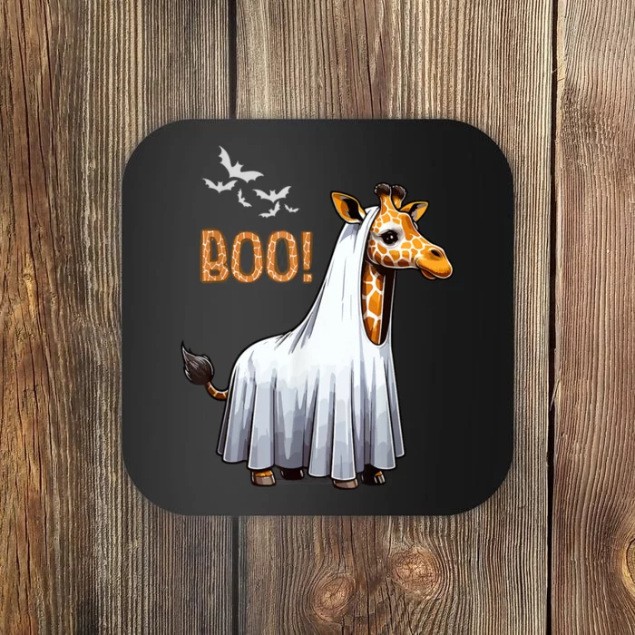 Cute Giraffe Boo Halloween Costume Zoo Lover Coaster