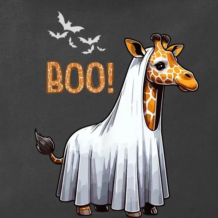 Cute Giraffe Boo Halloween Costume Zoo Lover Zip Tote Bag