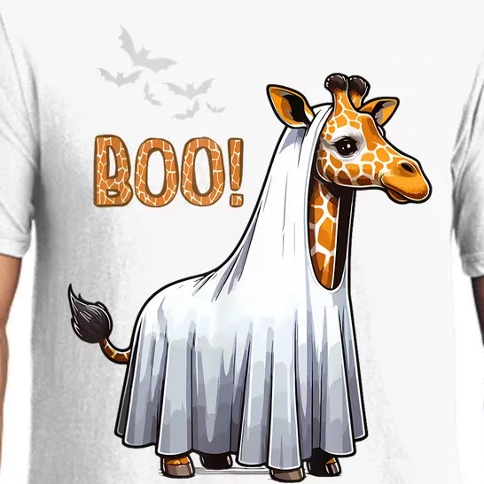 Cute Giraffe Boo Halloween Costume Zoo Lover Pajama Set