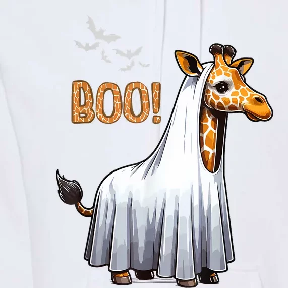 Cute Giraffe Boo Halloween Costume Zoo Lover Premium Hoodie