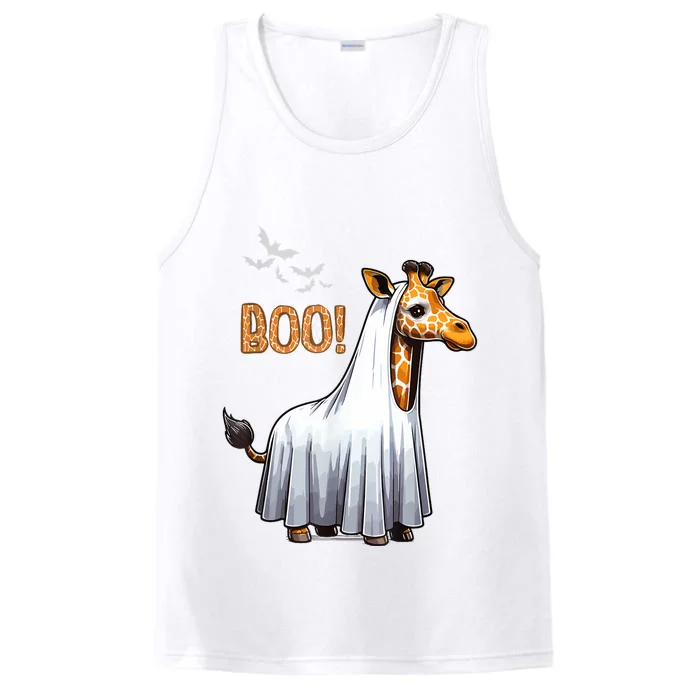 Cute Giraffe Boo Halloween Costume Zoo Lover Performance Tank