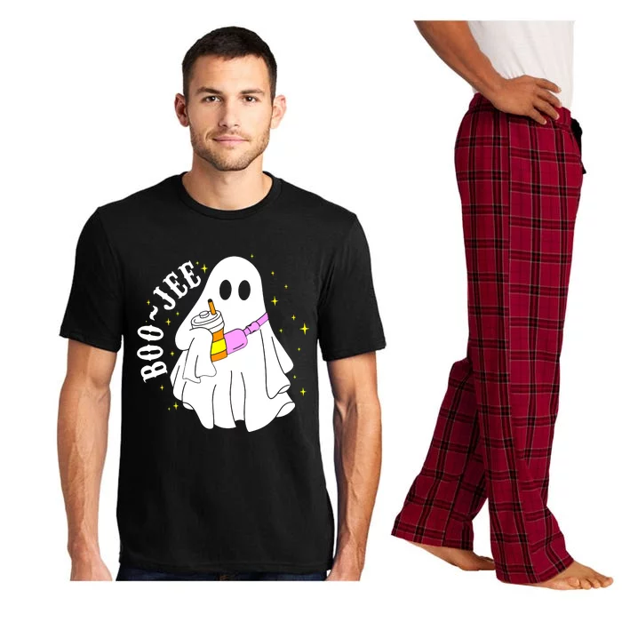 Cute Ghost Boujee BooJee Halloween Spooky Season Gift Pajama Set