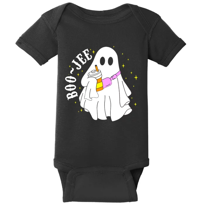 Cute Ghost Boujee BooJee Halloween Spooky Season Gift Baby Bodysuit