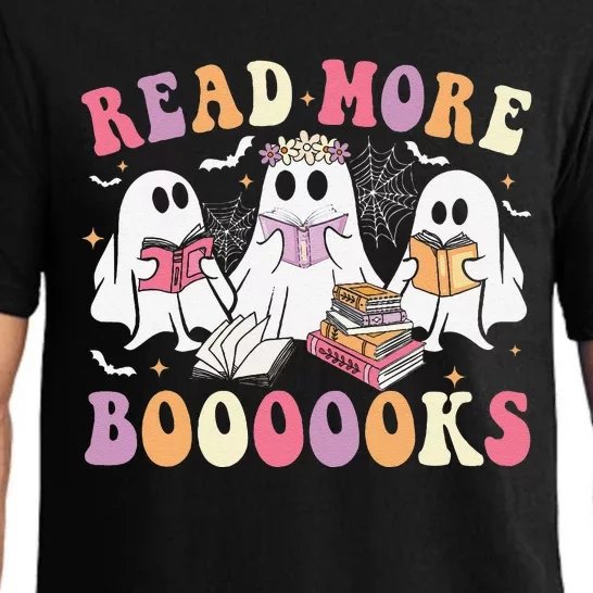 Cute Ghost Book Read More Books Funny Teachers Halloweengift Pajama Set