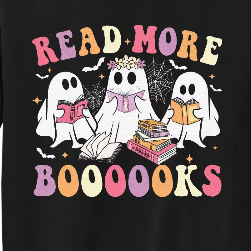 Cute Ghost Book Read More Books Funny Teachers Halloweengift Tall Sweatshirt