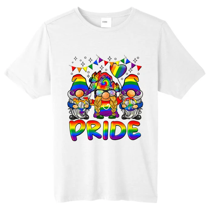 Cute Gay Bisexual Transsexual Gnomes LGBTQ Pride Ally ChromaSoft Performance T-Shirt