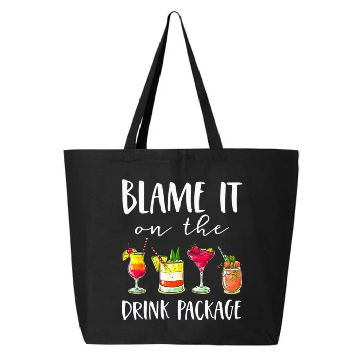 Cruise Gifts Blame It On The Drink Package 25L Jumbo Tote