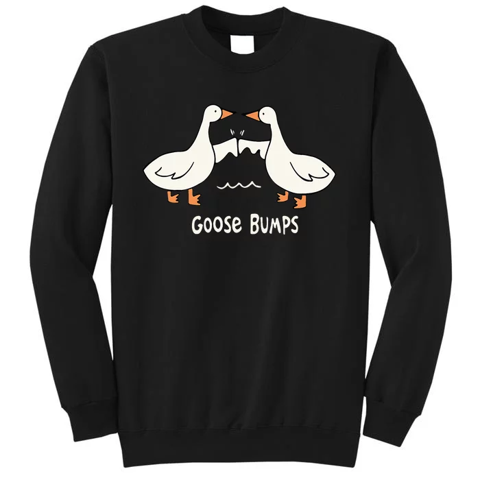 Cute Goose Bumps Funny Animal Pun Lover Tall Sweatshirt