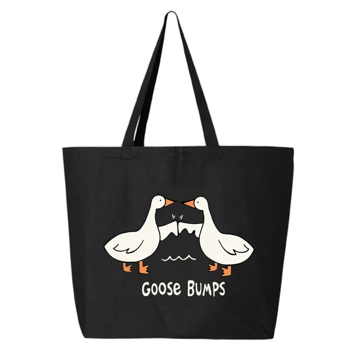 Cute Goose Bumps Funny Animal Pun Lover 25L Jumbo Tote