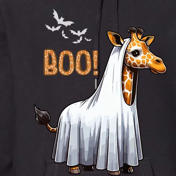 Cute Giraffe Boo Halloween Costume Zoo Lover Premium Hoodie