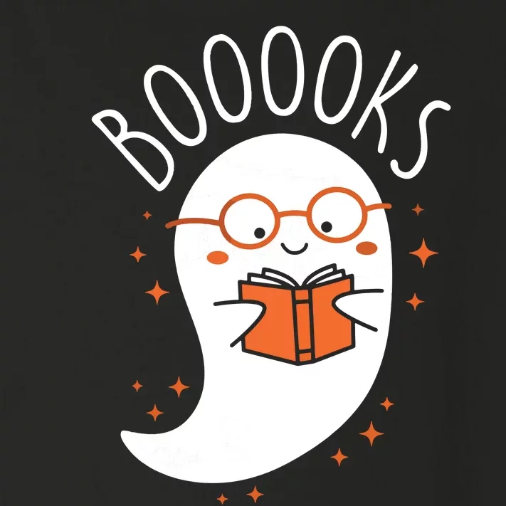 Cute Ghost Book Reading Halloween Teacher Top Long Sleeve Toddler Long Sleeve Shirt