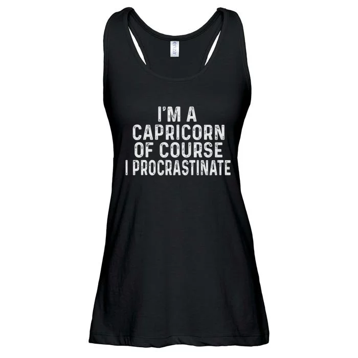 Capricorn Girls Black Queen Best January Birthday Gift Ladies Essential Flowy Tank