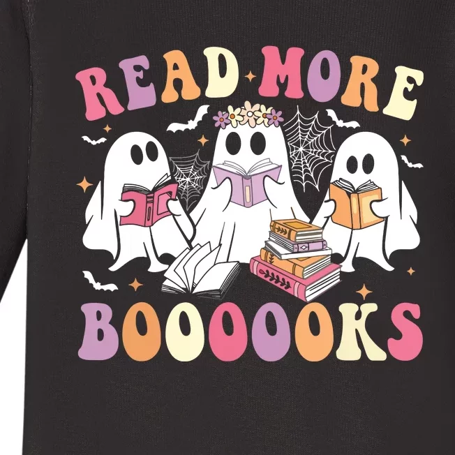 Cute Ghost Book Read More Books Funny Teachers Halloween Baby Long Sleeve Bodysuit