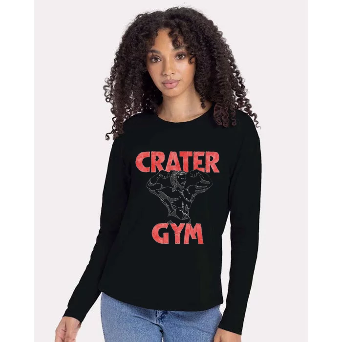 Crater Gym Womens Cotton Relaxed Long Sleeve T-Shirt