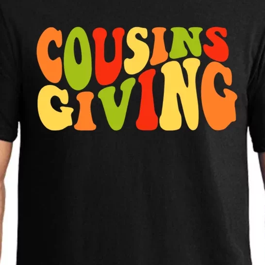 Cousins Giving Cute Pumpkin Cousin Crew Thanksgiving Family Gift Pajama Set