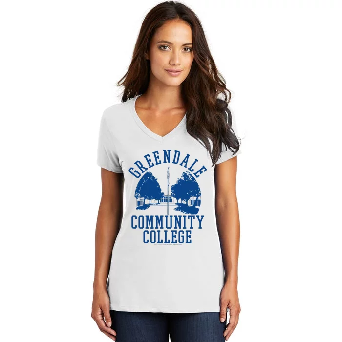 Community Greendale Community College Women's V-Neck T-Shirt