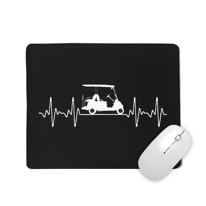 Cool Golf Cart Art For Wo Golfer Golf Lover & Players Mousepad