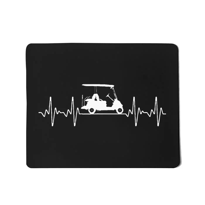 Cool Golf Cart Art For Wo Golfer Golf Lover & Players Mousepad