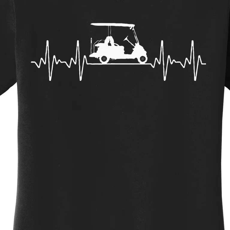 Cool Golf Cart Art For Wo Golfer Golf Lover & Players Women's T-Shirt