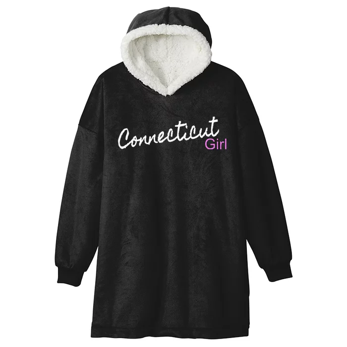 Connecticut Girl Hooded Wearable Blanket