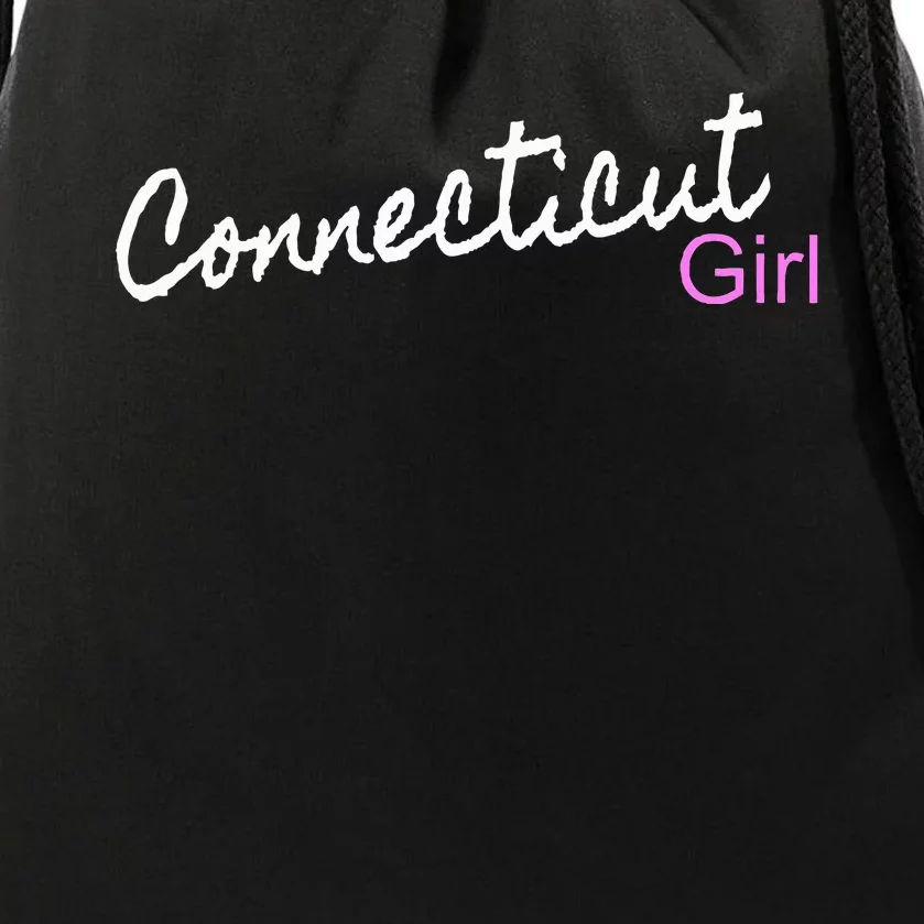 Connecticut Girl Drawstring Bag