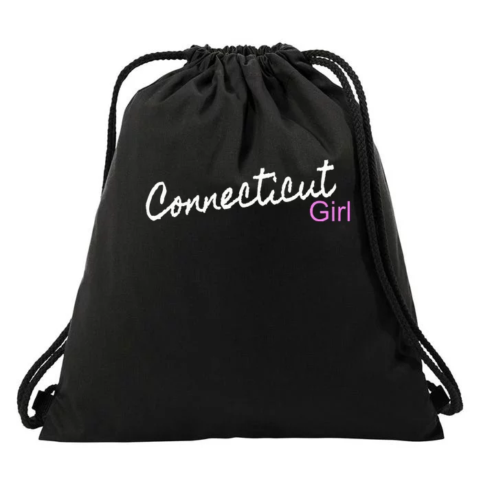 Connecticut Girl Drawstring Bag