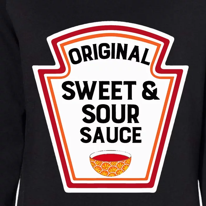 Cute Group Condiments Halloween Costume Sweet And Sour Sauce Womens California Wash Sweatshirt