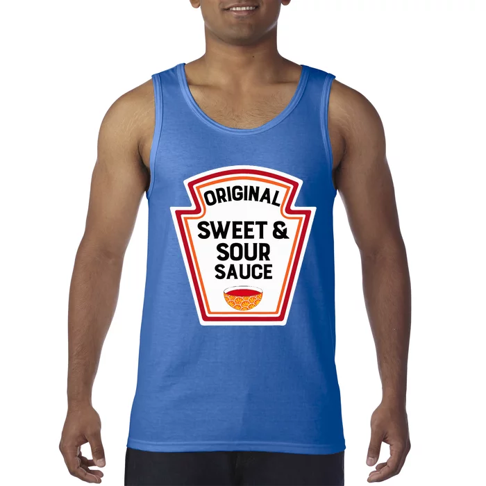 Cute Group Condiments Halloween Costume Sweet And Sour Sauce Tank Top