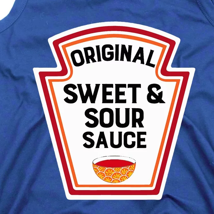 Cute Group Condiments Halloween Costume Sweet And Sour Sauce Tank Top