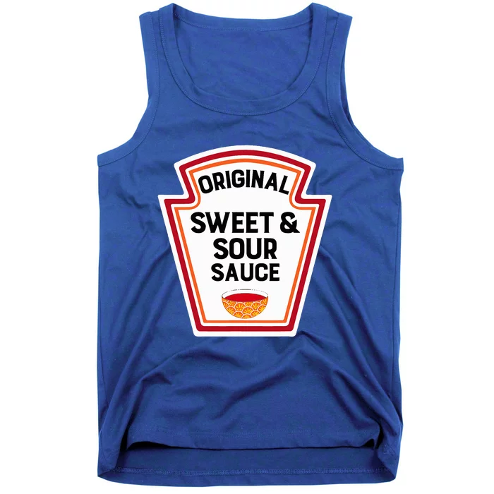 Cute Group Condiments Halloween Costume Sweet And Sour Sauce Tank Top