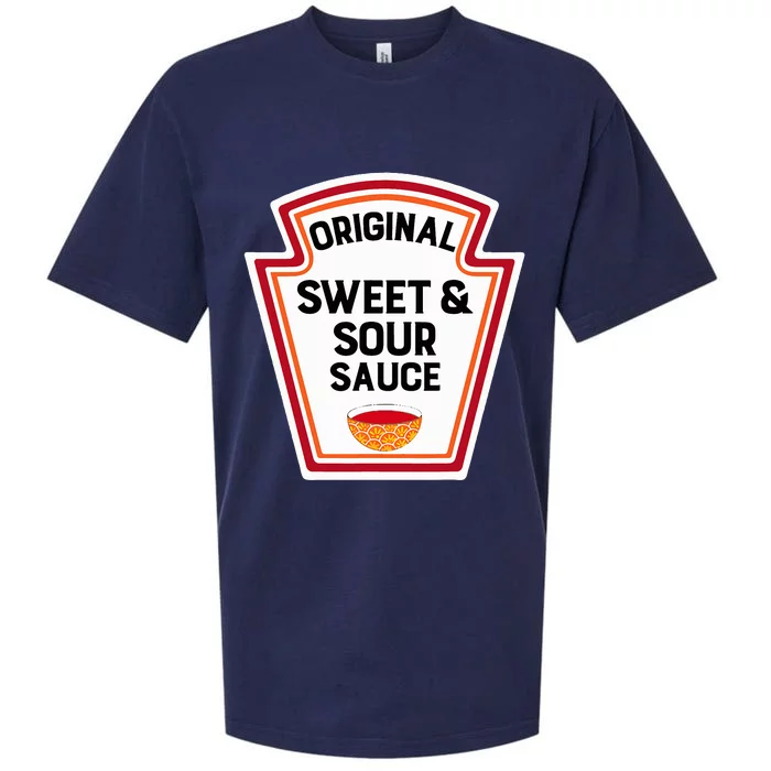 Cute Group Condiments Halloween Costume Sweet And Sour Sauce Sueded Cloud Jersey T-Shirt