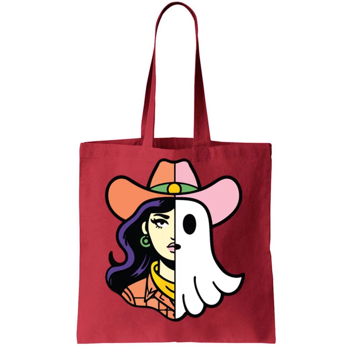 Cool Ghoul Cowgirl Tote Bag