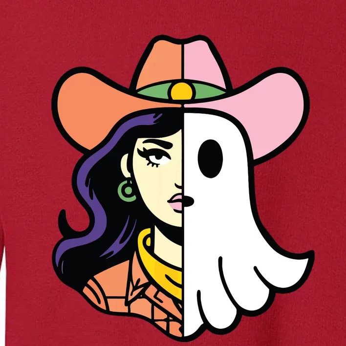 Cool Ghoul Cowgirl Toddler Sweatshirt