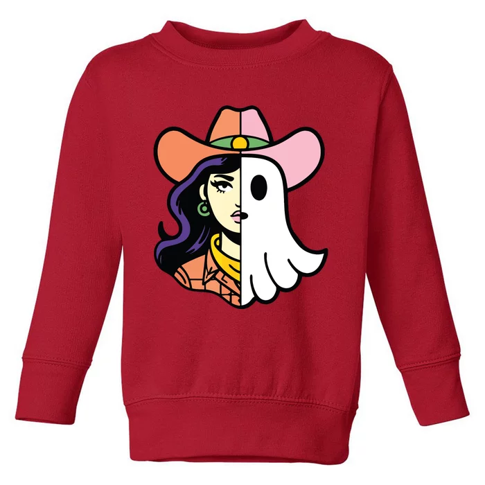 Cool Ghoul Cowgirl Toddler Sweatshirt