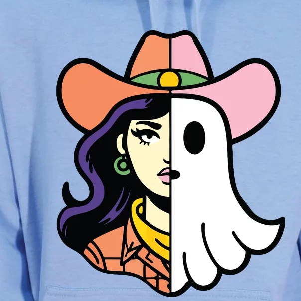 Cool Ghoul Cowgirl Unisex Surf Hoodie