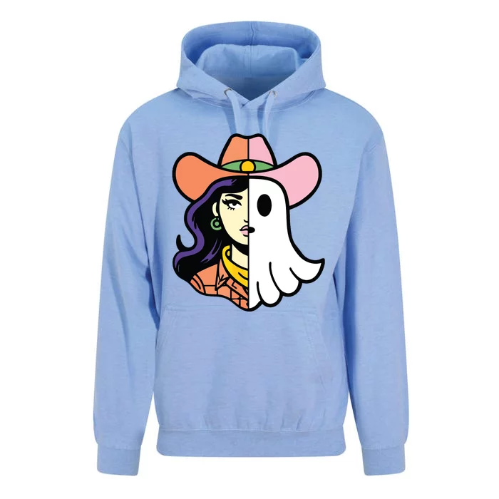 Cool Ghoul Cowgirl Unisex Surf Hoodie