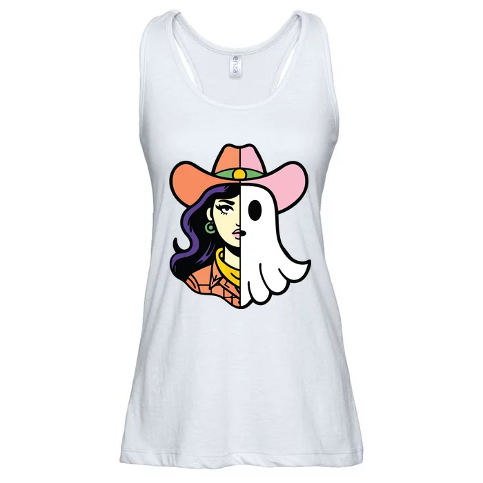 Cool Ghoul Cowgirl Ladies Essential Flowy Tank