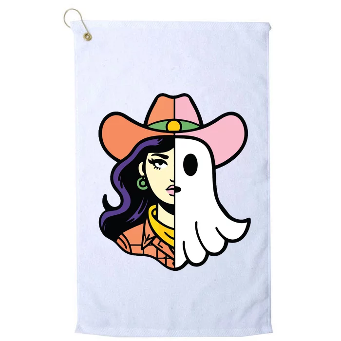 Cool Ghoul Cowgirl Platinum Collection Golf Towel