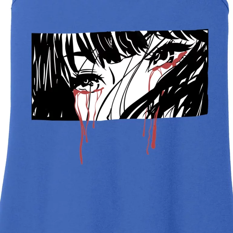 Crying Girl Ladies Essential Tank