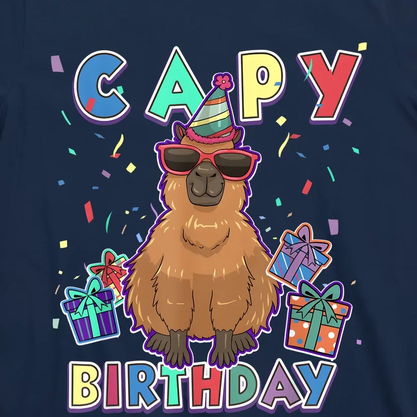 Capybara Gifts, Capy Birthday, Happy Birthday Capybara T-Shirt