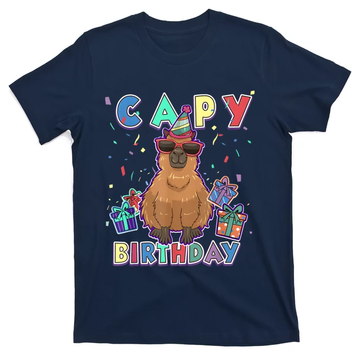 Capybara Gifts, Capy Birthday, Happy Birthday Capybara T-Shirt