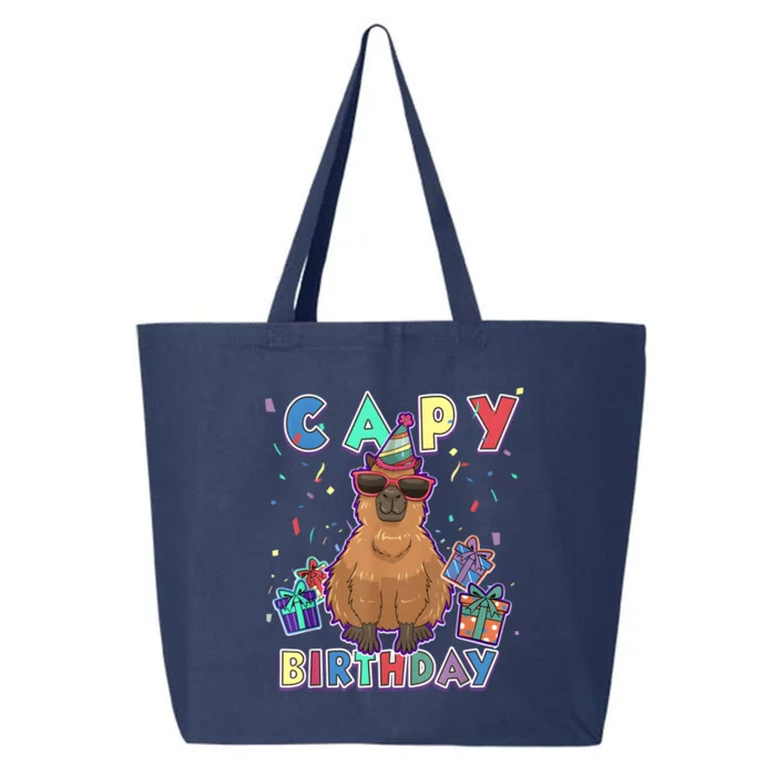 Capybara Gifts, Capy Birthday, Happy Birthday Capybara 25L Jumbo Tote