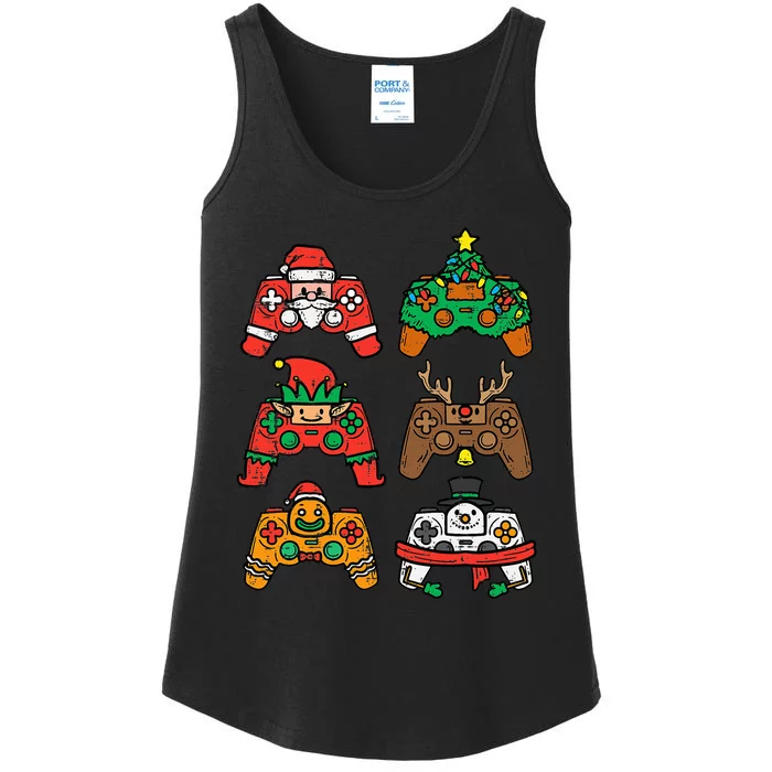 Christmas Gamer Controller Xmas Gaming Ladies Essential Tank