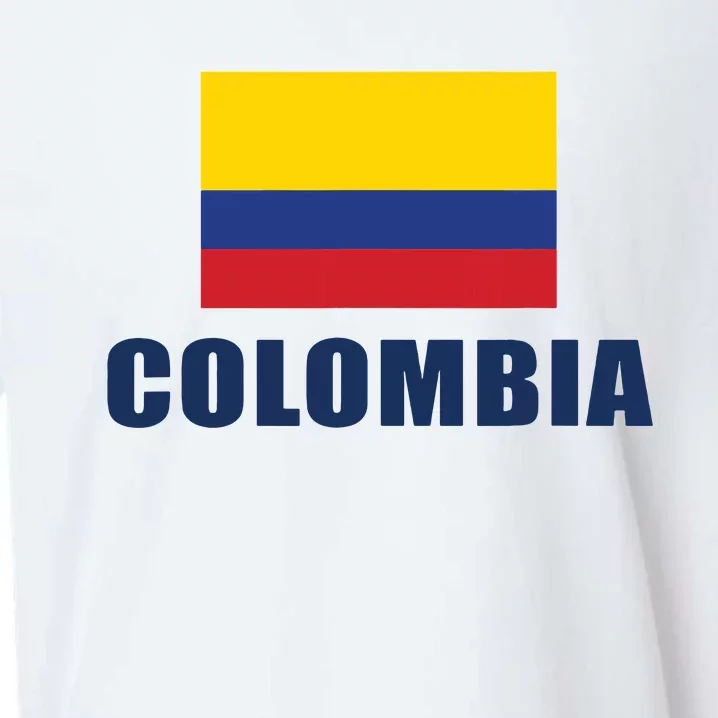 Colombia Gift Columbian Flag Pride Gift Sueded Cloud Jersey T-Shirt