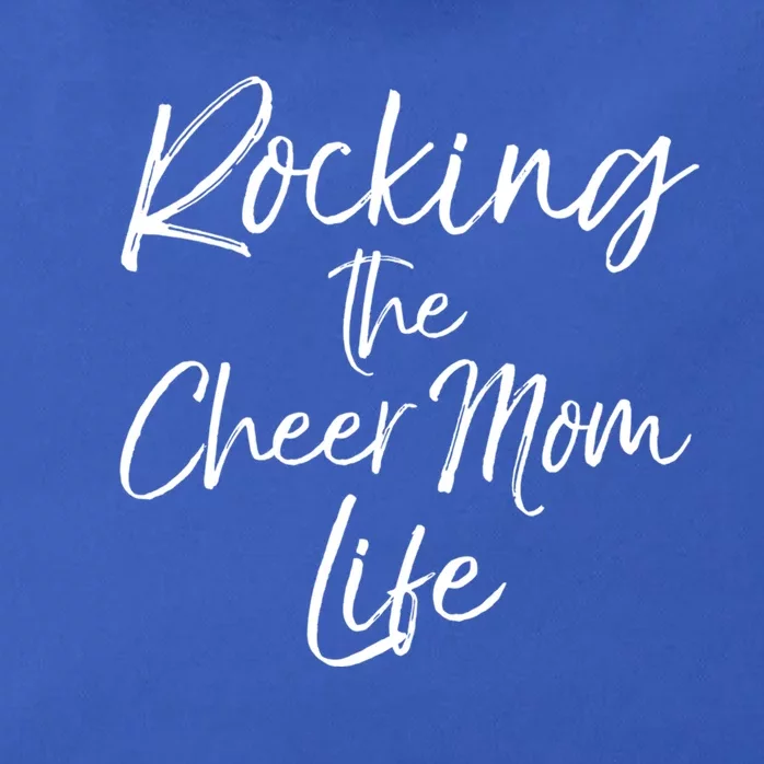 Cheerleading Gift Cheerleader Mom Rocking The Cheer Mom Life Gift Zip Tote Bag