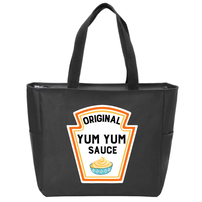 Cute Group Condiments Halloween Costume Family Yum Yum Sauce Zip Tote Bag