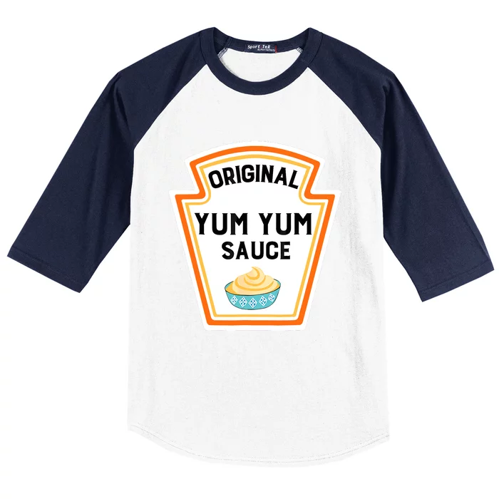 Cute Group Condiments Halloween Costume Family Yum Yum Sauce Baseball Sleeve Shirt